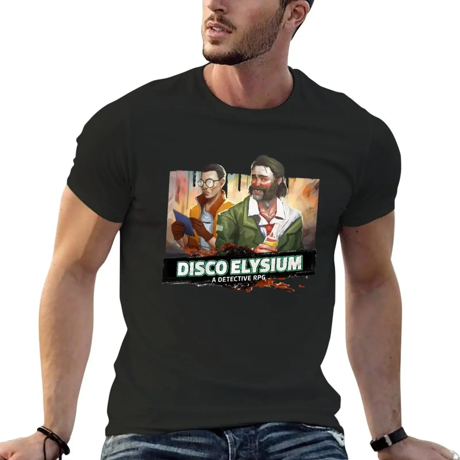 

disco elysium lover T-Shirt sublime cute tops oversized t shirts for men