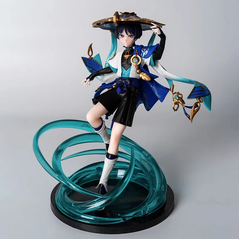 

Genshin Impact Ganyu Action Figure Toys Anime Wanderer Figuras Manga Figurine Game 24cm Collection Model Doll Gift for Children