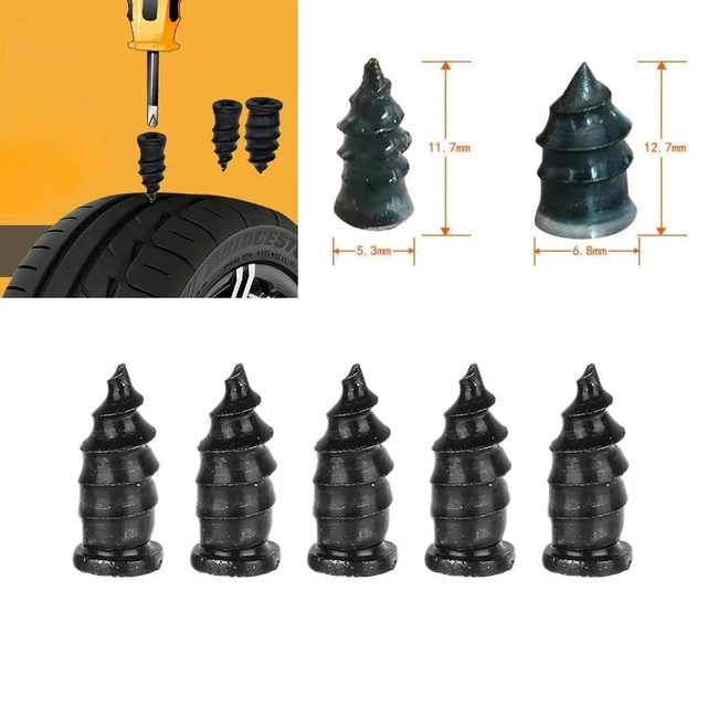 10 Clous De Réparation Pour Pneu Tubeless - Petits Et Grands Formats - Réparation D'urgence Voiture, Vélo
