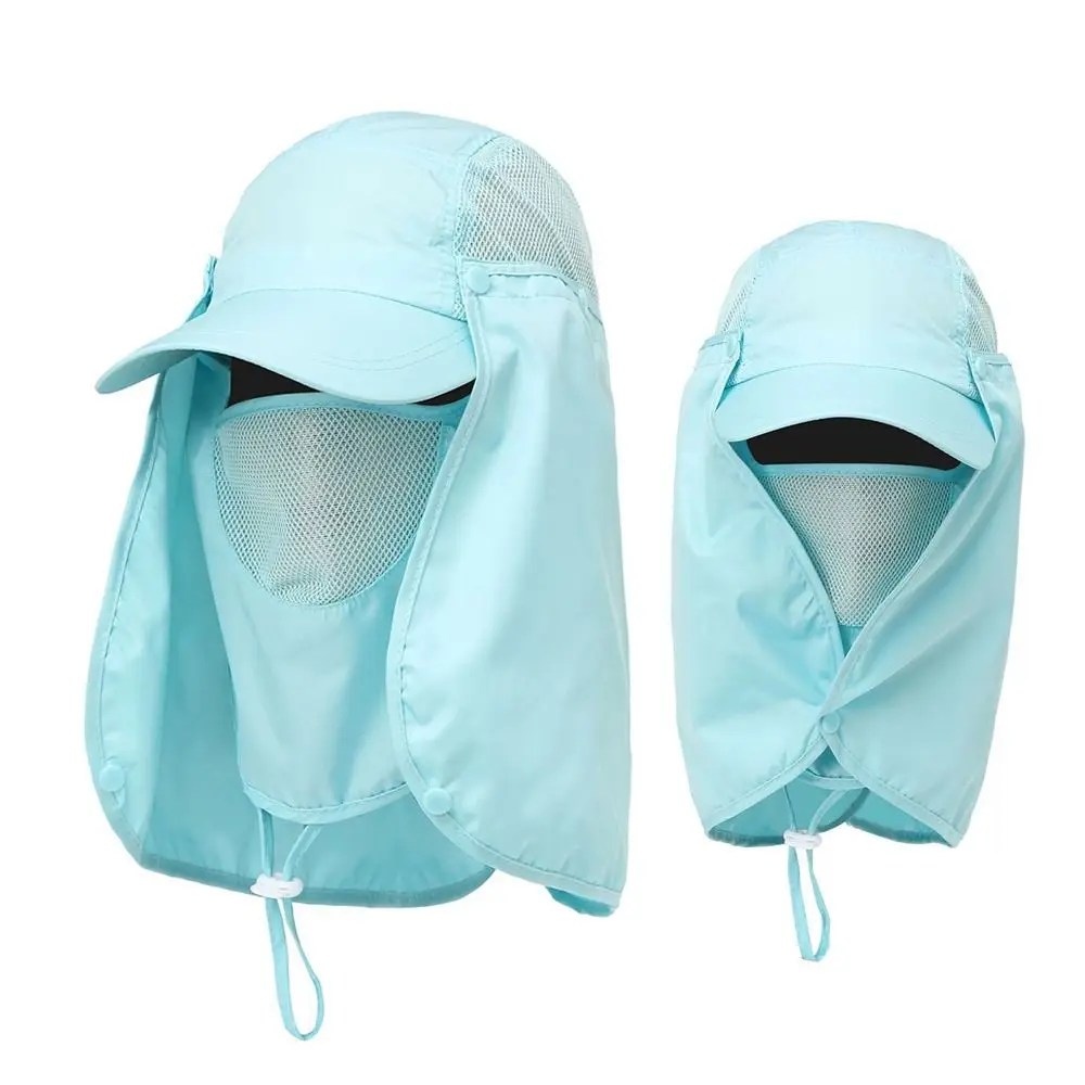 Sommerlicher Verstellbarer UV-Schutz Anglerhut Atmungsaktive Baseballkappe Fischerhut Outdoor Nacken- und Gesichtsschutz Sonnenhut ﻿ – Detail 5