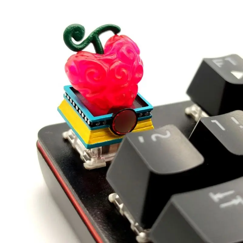 

Devil Fruits Design Resin Keycap For Cherry Mx Gateron Kailh Box TTC Switch Mechanical Keyboard Handmade Colorful Backlit Keycap