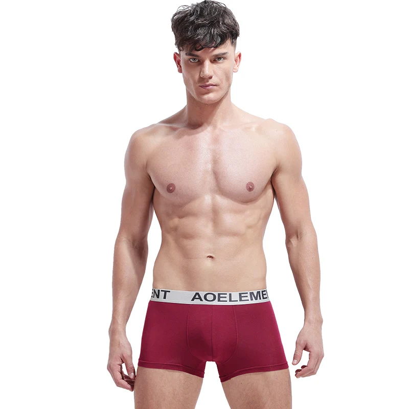 Men's Underwear, Men's Boxer Briefs, Summer Boys' Youth Style, Sexy and Trendy Boxer Briefs