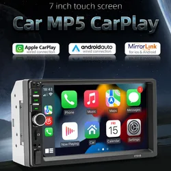 7in Multi-language Car BT MP5 Player Multifunctional Car Audio and Video Player Auto Multi-media Player Car Radio Receiver