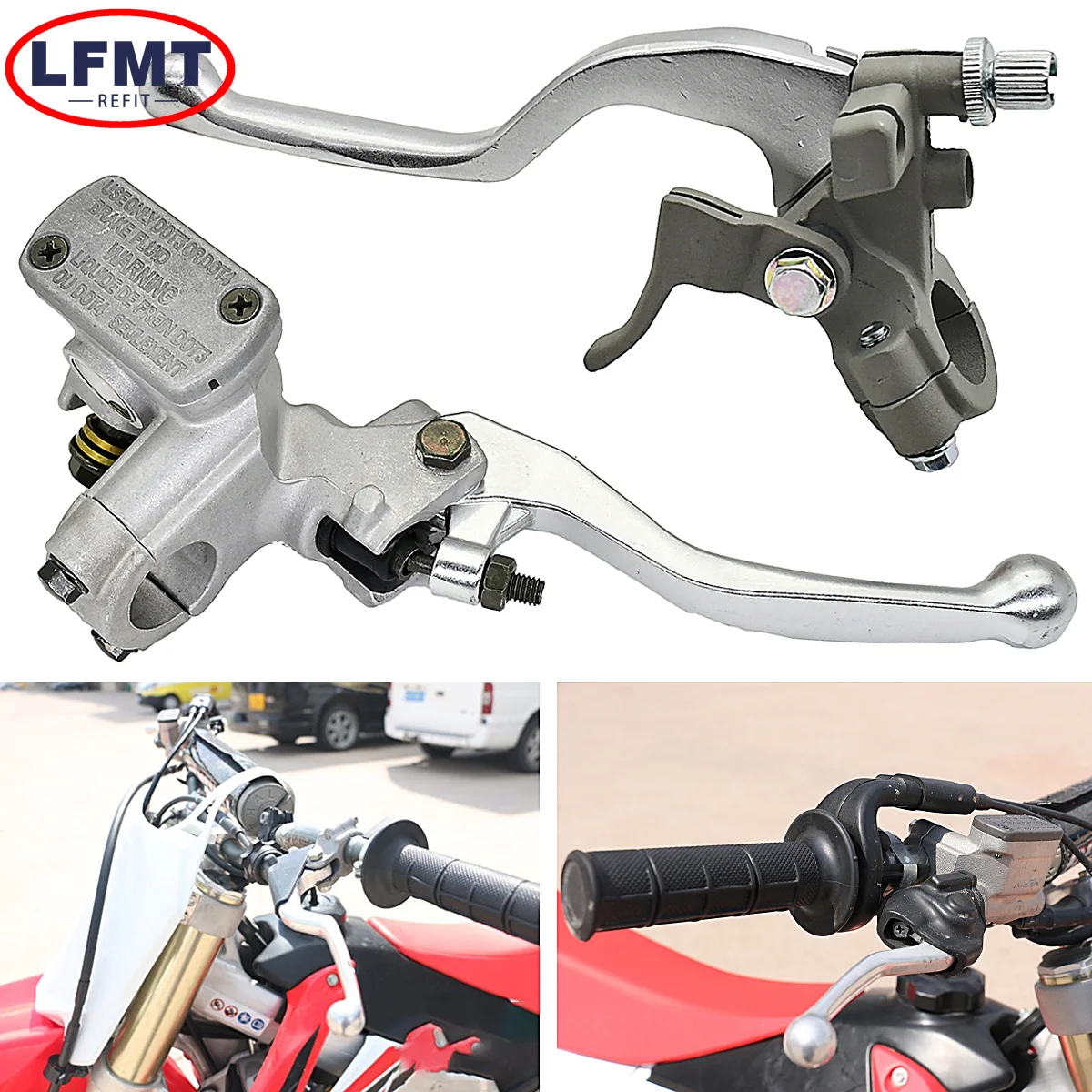 

22mm Handlebars Brake Master Cylinder Clutch Levers For Honda CRF 125F 150F 230F 250F CR125R CR250R 250X 450X 250R 450R 450RX