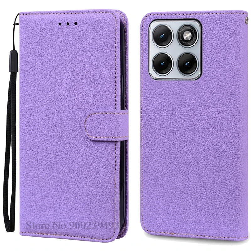 Enhanced Leather Flip Wallet Cover | Magnetic Book-Style Protective Case for Motorola Edge 70 Fusion