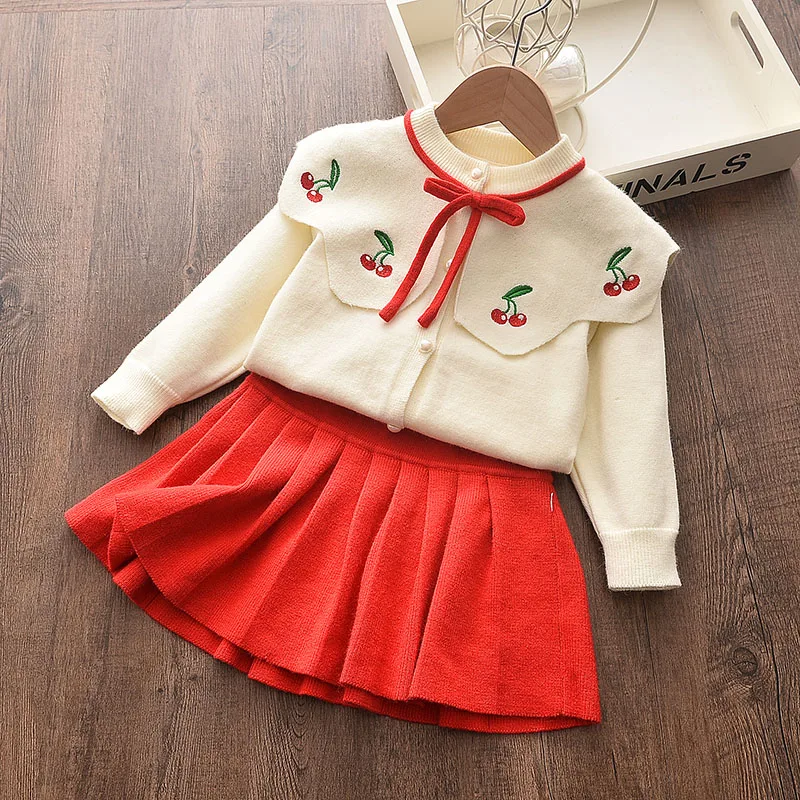 Autumn Toddler Winter Baby Girls Dres Baby Girl Knit Dress Girl Ruffled Sleeve Sweater Dress Clothing Lace girls dress