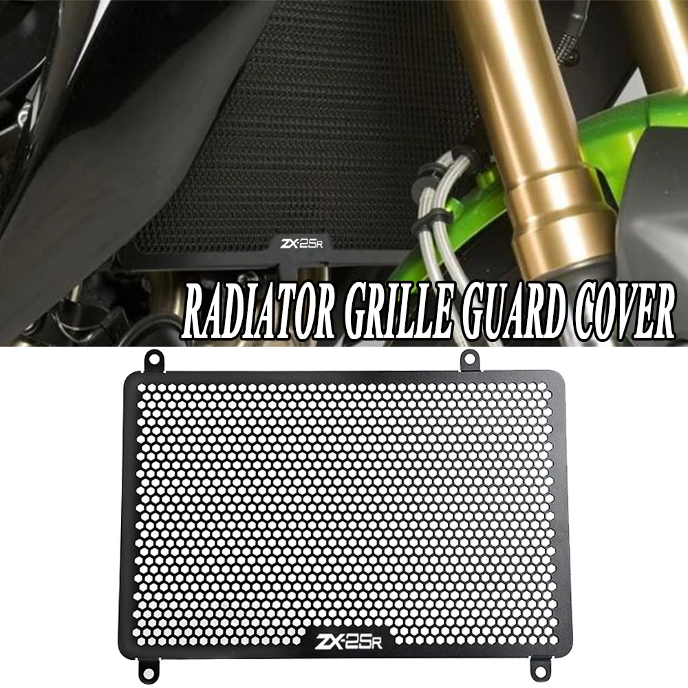 

2023 Motorcycle For KAWASAKI NINJA ZX-25R ZX25R ZX 25R ZX 25 R Radiator Grille Guard Cover Fuel Tank Protection 2020 2021 2022