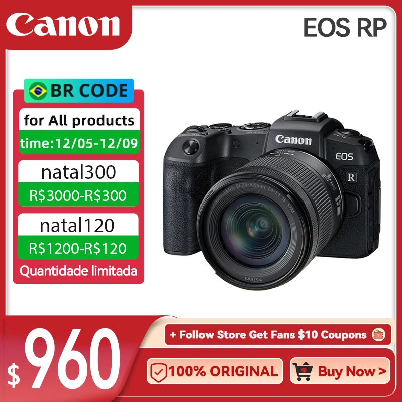 Canon Eos Rp Fullframe Mirrorless Camera Rp Digital Camera