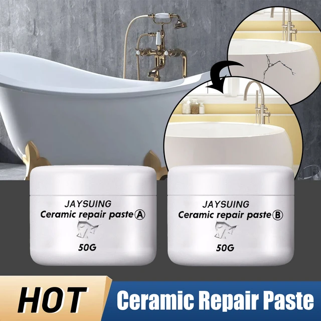 100g/30g Ceramic Repair Paste Quick Dry White Porcelain Crack Chip