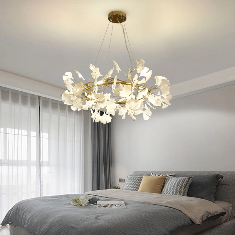 Nordic Ceramic LED Chandelier Living Dining Room Decoration Light For LED Chandelier Pendant Decor Light
