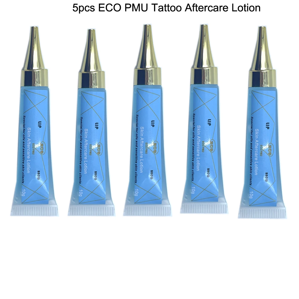 ECO PMU Brow& Lip Aftercare Healing Lotion for Permanent Makeup and Microblading 10ml 5pcs/lot