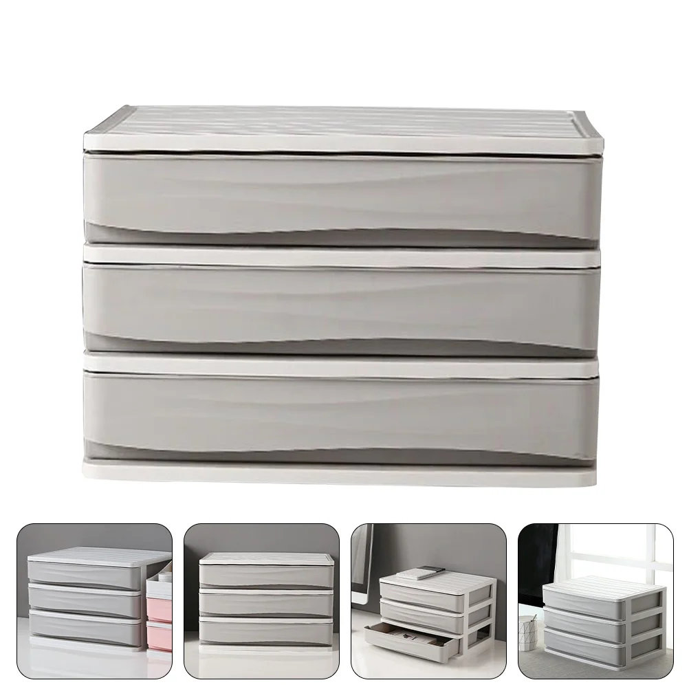 

Office Document Stand Storage Multi-layer Sundries Drawer Container Organizer Rack Holder Cabinet Plastic Document