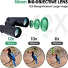 12X50 HD Professional Binoculars Telescope Long Range High Magnification IPX4 Waterproof Telescope,For Birdwatching Spyglass 4
