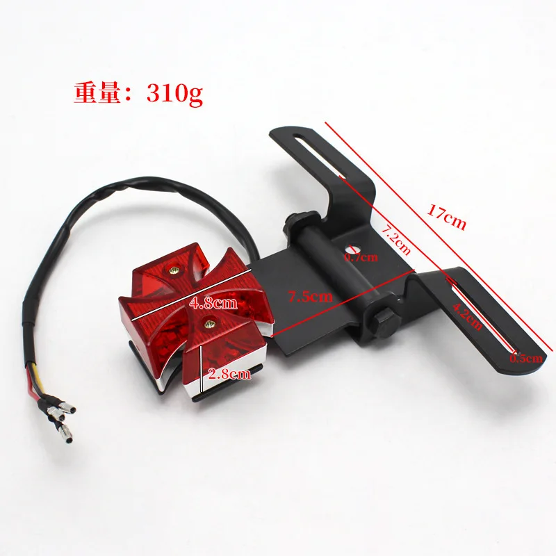 

Conversion Accessory 1pcs Motorcycle Rear Taillight Brake Cross Tail Light Lamp Motocross Scooter Turn Signal Integrated Lights