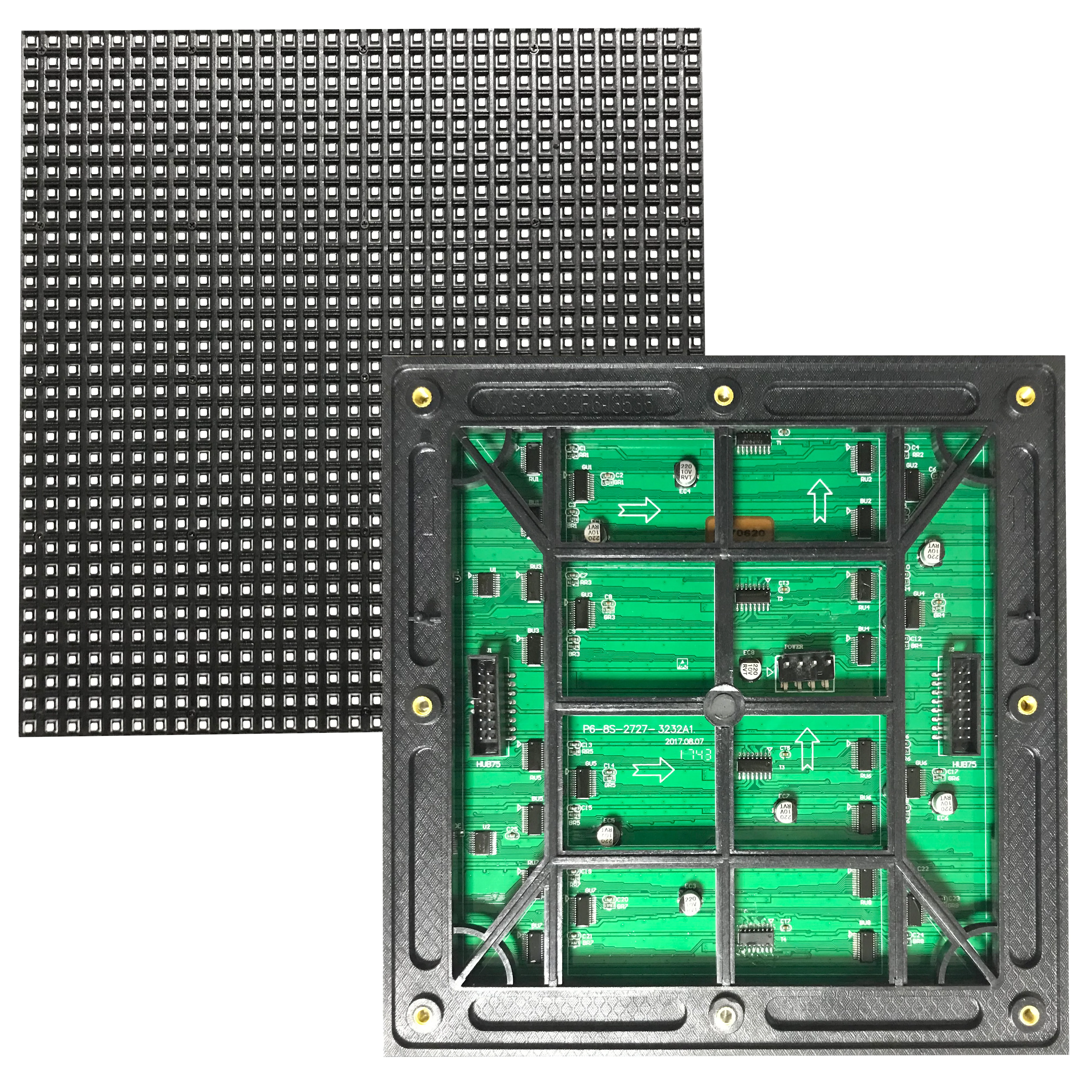 P6 Outdoor SMD LED Display Module 1 / 8Scan