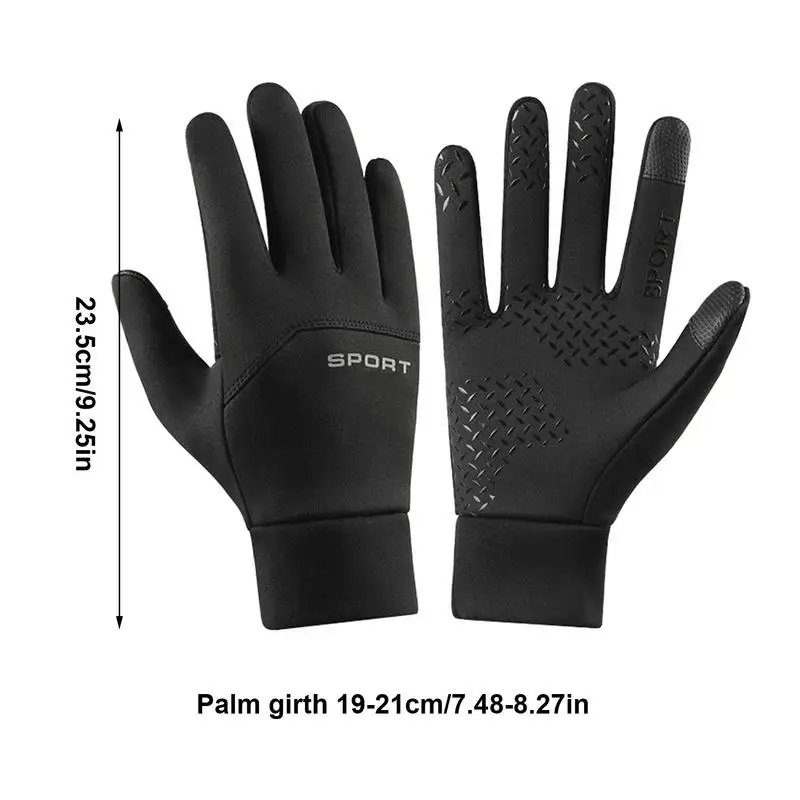 Electric Heated Gloves Winter Warm Gloves USB Touch Screen Gloves Motorcycle Snowboard Cycling Hand Warmer for Driving Skiing 6