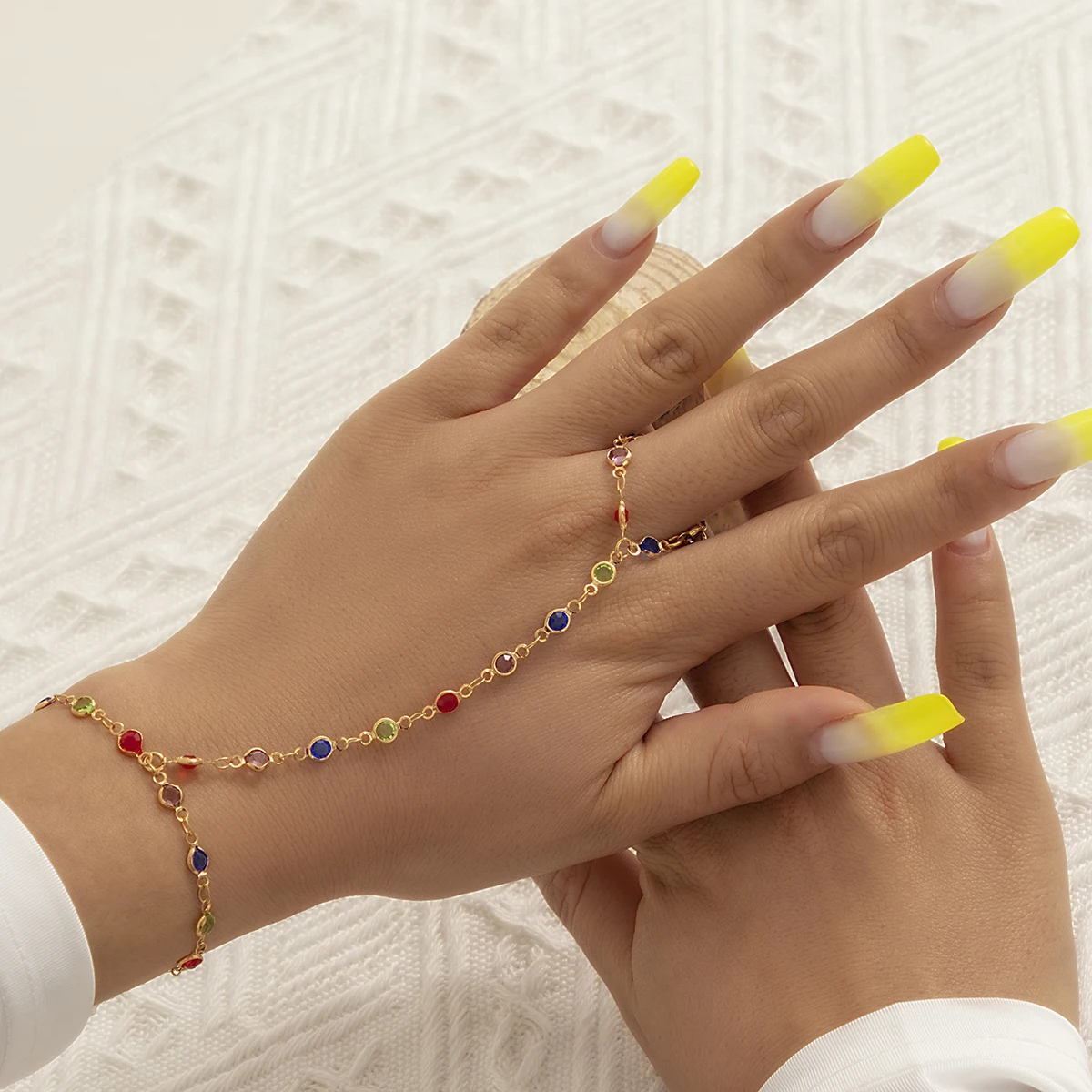 Boho Aesthetic Bracelet With Finger Ring Fashion Adjustable Gold Snake  Wrist Chain For Women Lady Summer Jewelry Wholesale - Bracelets - AliExpress