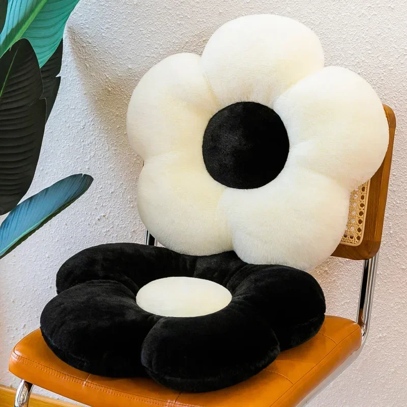 Office Sofa Chair Student Cushion Petal Futon Sun Flower Throw Pillow Cushion Home Bedroom Flower Soft and Comfortable