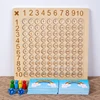 99 Multiplication Board Game Wooden Montessori Learning Educational Toys Math Counting Hundred Children Family Party Games 3