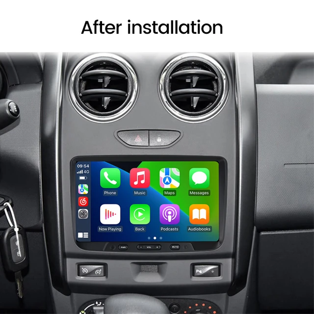 Lecteur autoradio multimédia android 11, Carplay intégré, pour Renault  Dacia LOGAN Sandero Duster Lodgy Lada Xray Captur Dokker - AliExpress