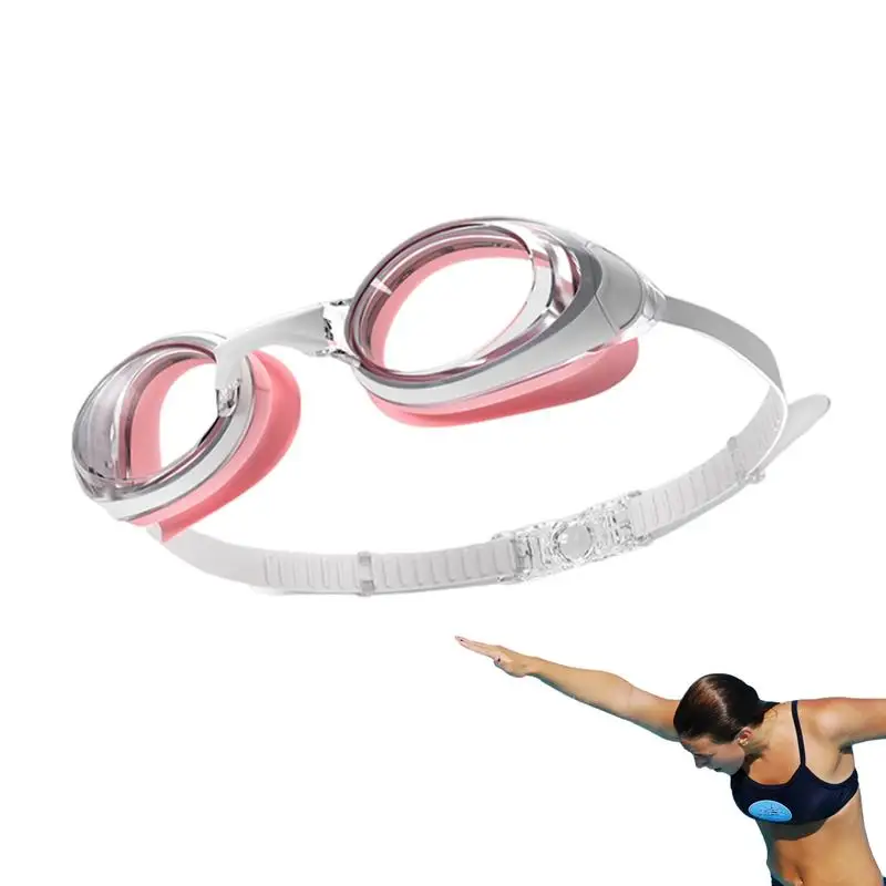 

Fog Swim Goggles Electroplated Silicone Swim Goggles For Clear View Silicone Adjustable Diving Goggles Clear View No Leaking