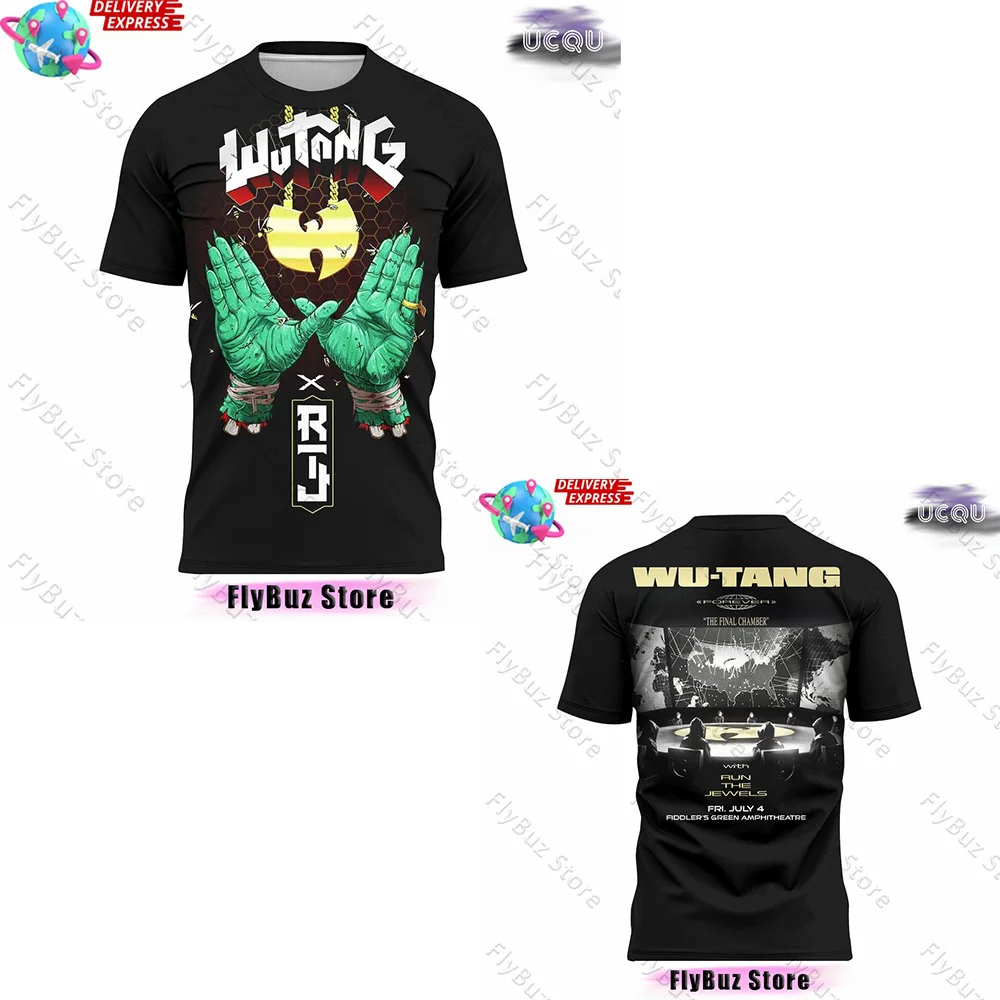 Wu Tang The Final Chamber Limited T-Shirt Fashion Street Quick-Drying Training Suit Comfortable Versatile Children Adult