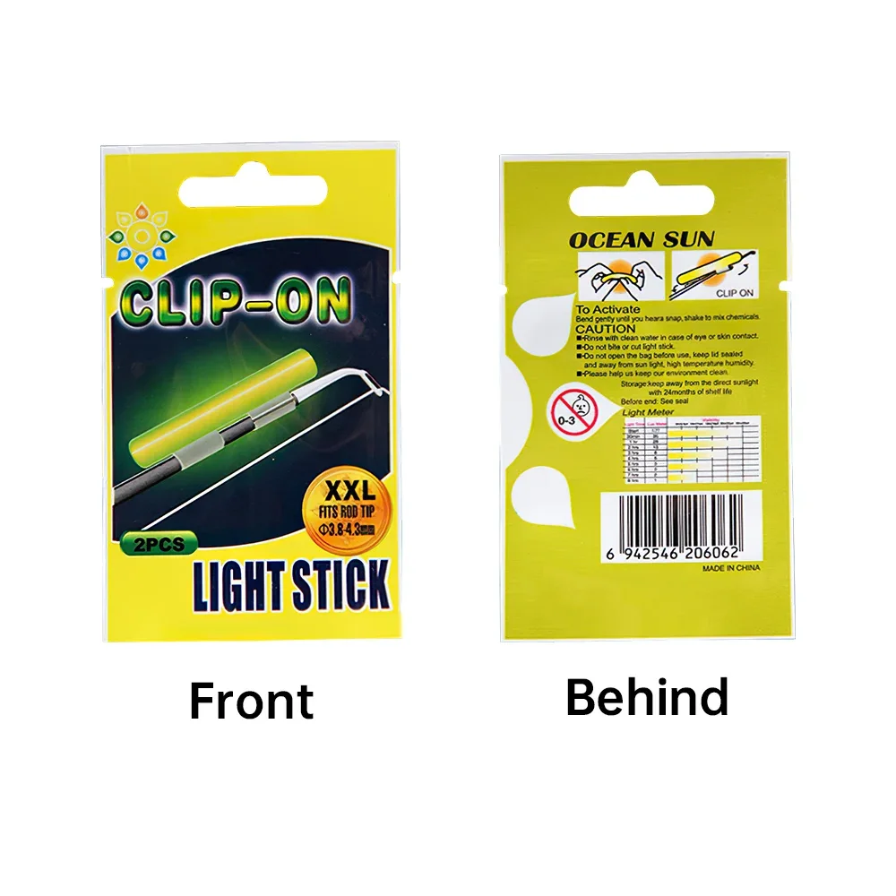 10PCS(5bags) Fishing Glow Sticks Luminous Fishing Fluorescent Night Lighting Stick Clip On Dark Glow Stick S M L XL fishing tackle fishing glow stick fishing light stick