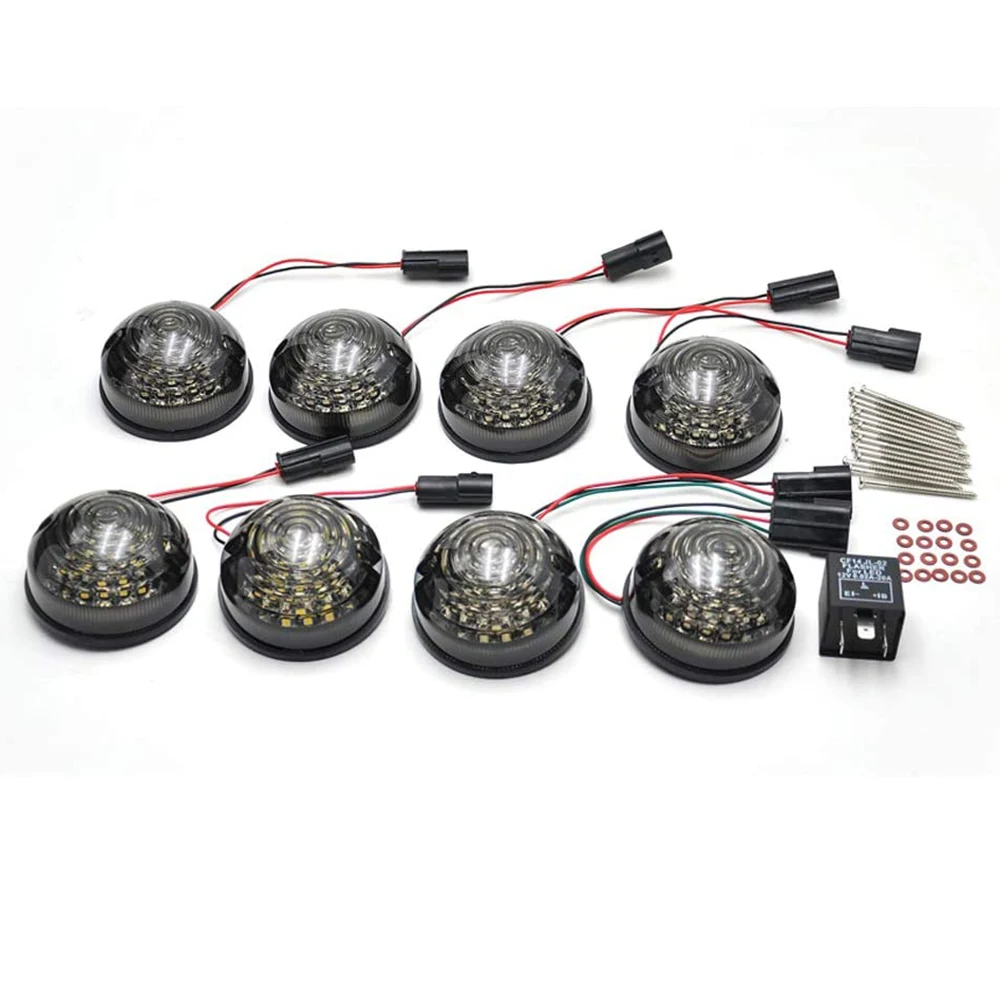 Land Rover Defender Deluxe LED upgrade kit (Black Smoke