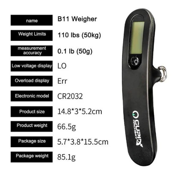 Archery LED Bow Scale 110lbs Draw Weight Weighing Tool Dynamometer Measuring Instrument Hunting Shooting Compound Recurve Bow