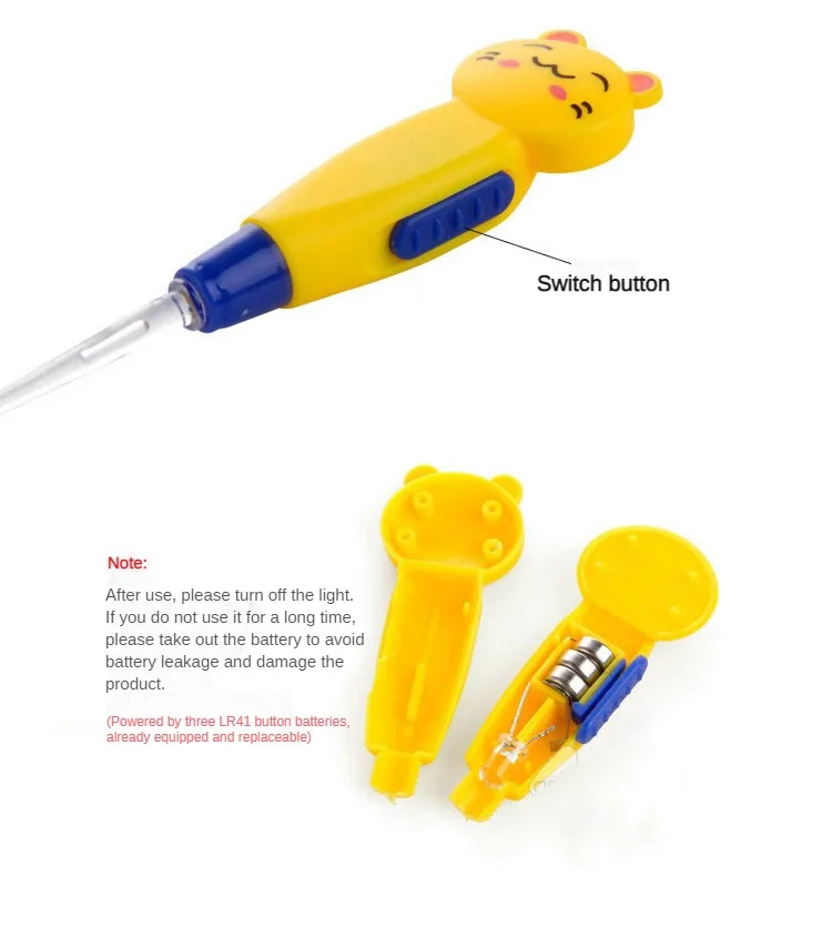 Led Ear Wax Removal Tool With Flashlight For Baby Ear Hygiene_voghion.com