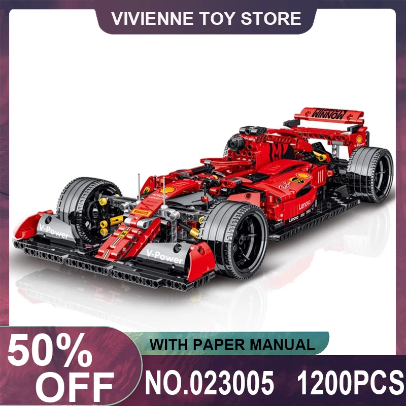 

XMORK 023005 MOC APP радиоуправляемый Супер спортивный гоночный автомобиль 1200 шт. строительные блоки кирпичи головоломка игрушка рождественские подарки для детей