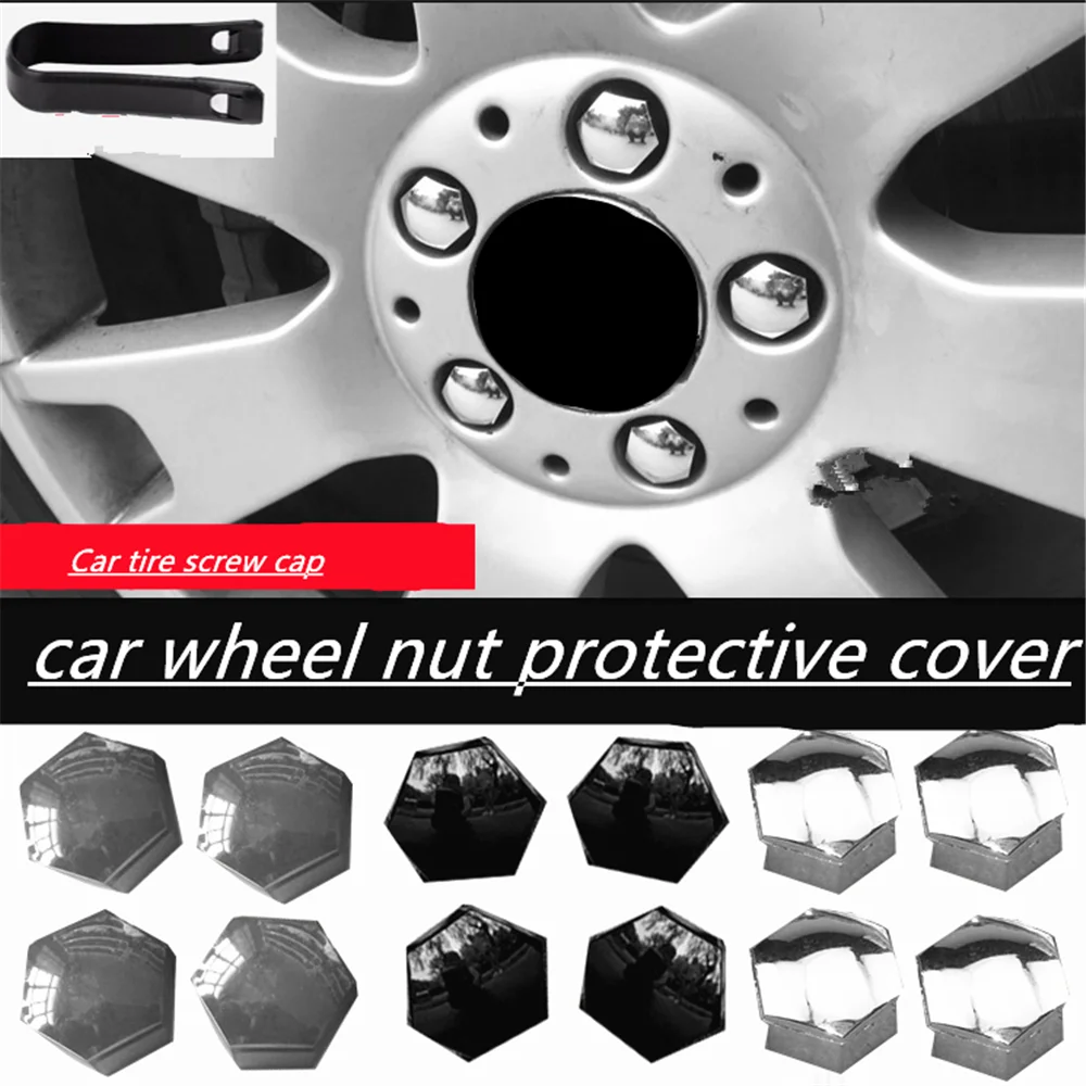 20pcs Car Wheel Nut Caps Protection for Renault Megane 2 3 RS Duster Logan Clio Laguna 2 Captur