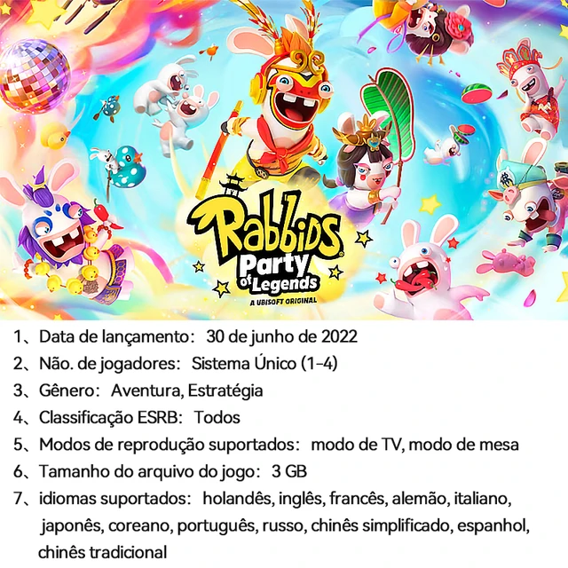 Ofertas do jogo nintendo switch-super mario party-stander edition-jogos  cartucho cartão físico festa multijogador - AliExpress