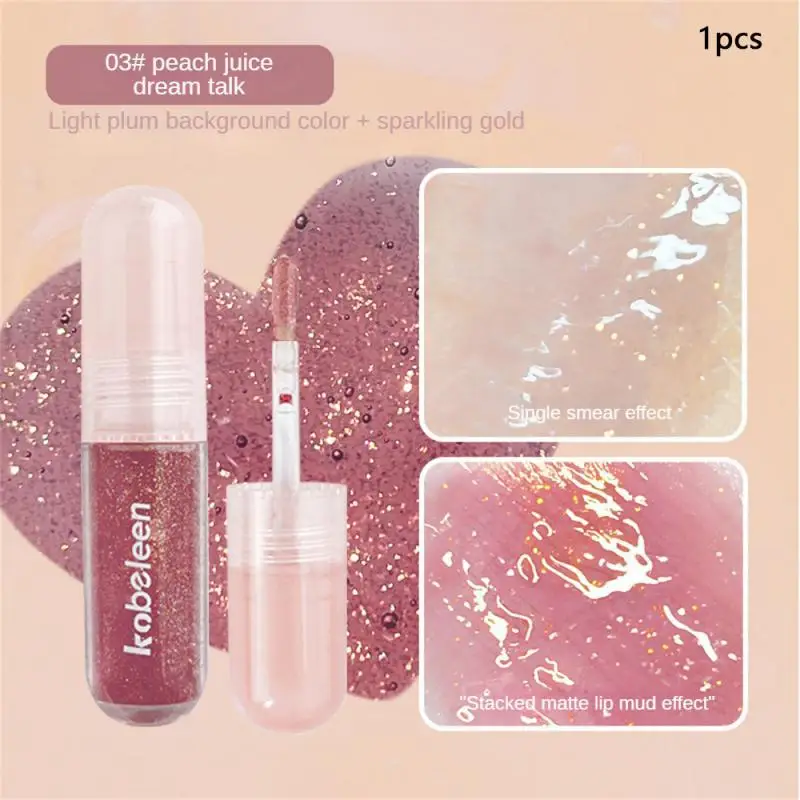 

Mirror Water Lip Gloss Lip Glaze Transparent Glass Lip Oil Waterproof Liquid Lipstick Lips Makeup Crystal Lip Plumper Cosmetics