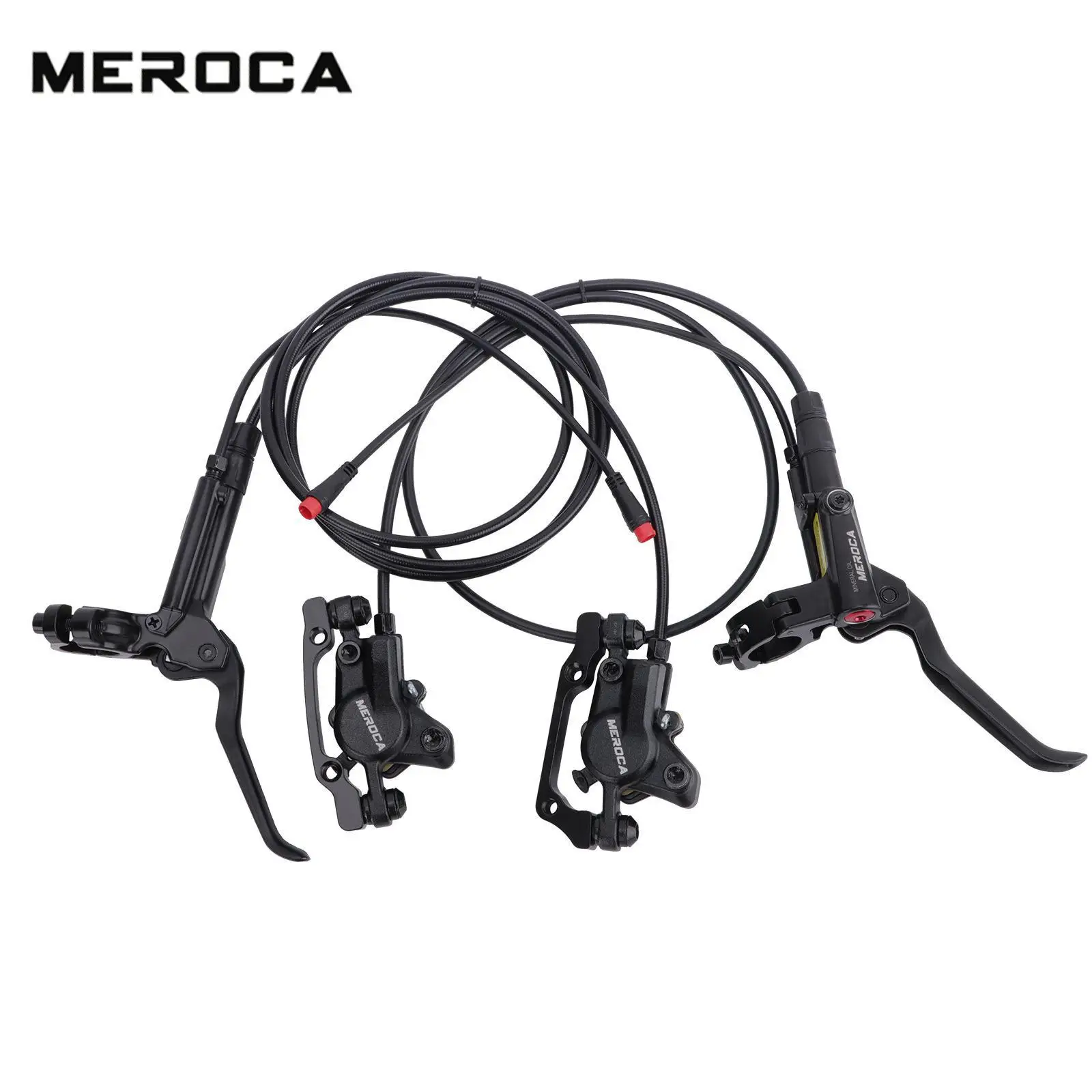 

E-bike Power Off Oil Pressure Brake Electric Folding Bicycle 2 Piston Front 800mm Rear 1500mm Outage 260mm Hydraulic Disc Brake