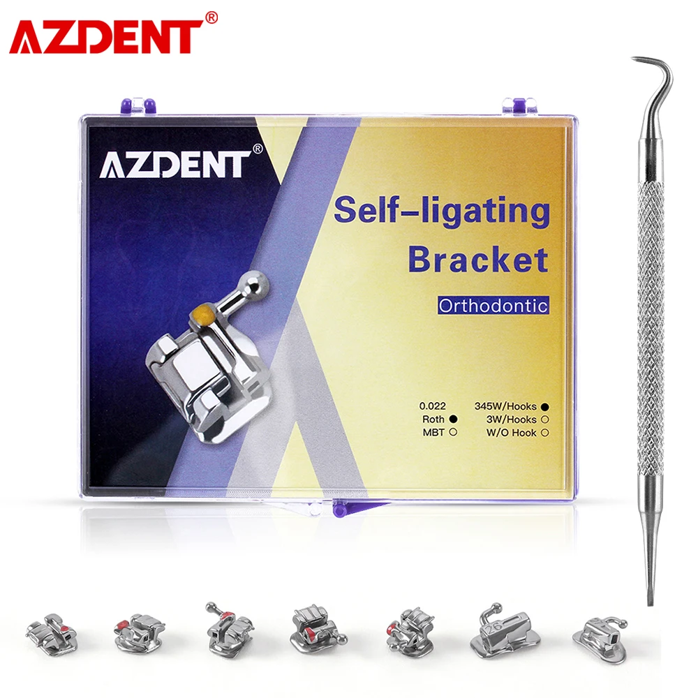 Tubo 25 Mm 200 Tubi Buccali Ortodontici In Metallo Roth/MBT - Per Molari, Monoblocco Incollabile Filo Interdentale Oral B