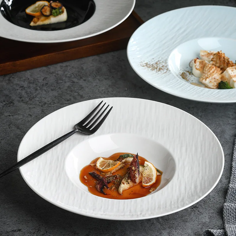 UFO 밀짚모자 파스타 요리, 서양 요리 접시, 수프 접시, 호텔 레스토랑 식기, 프랑스 스타일