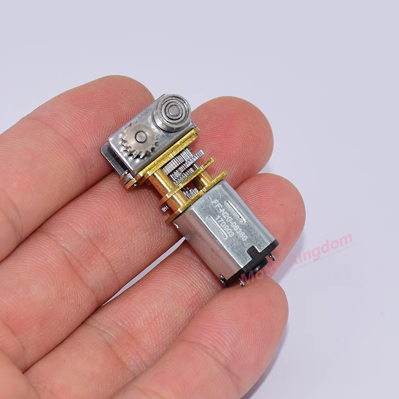 Mini Full Metal Gear Motor Ângulo Reto para Impressão 3d Caneta Pinter dc 3v12v 11rpm N20 Ga12yn20-10003dp