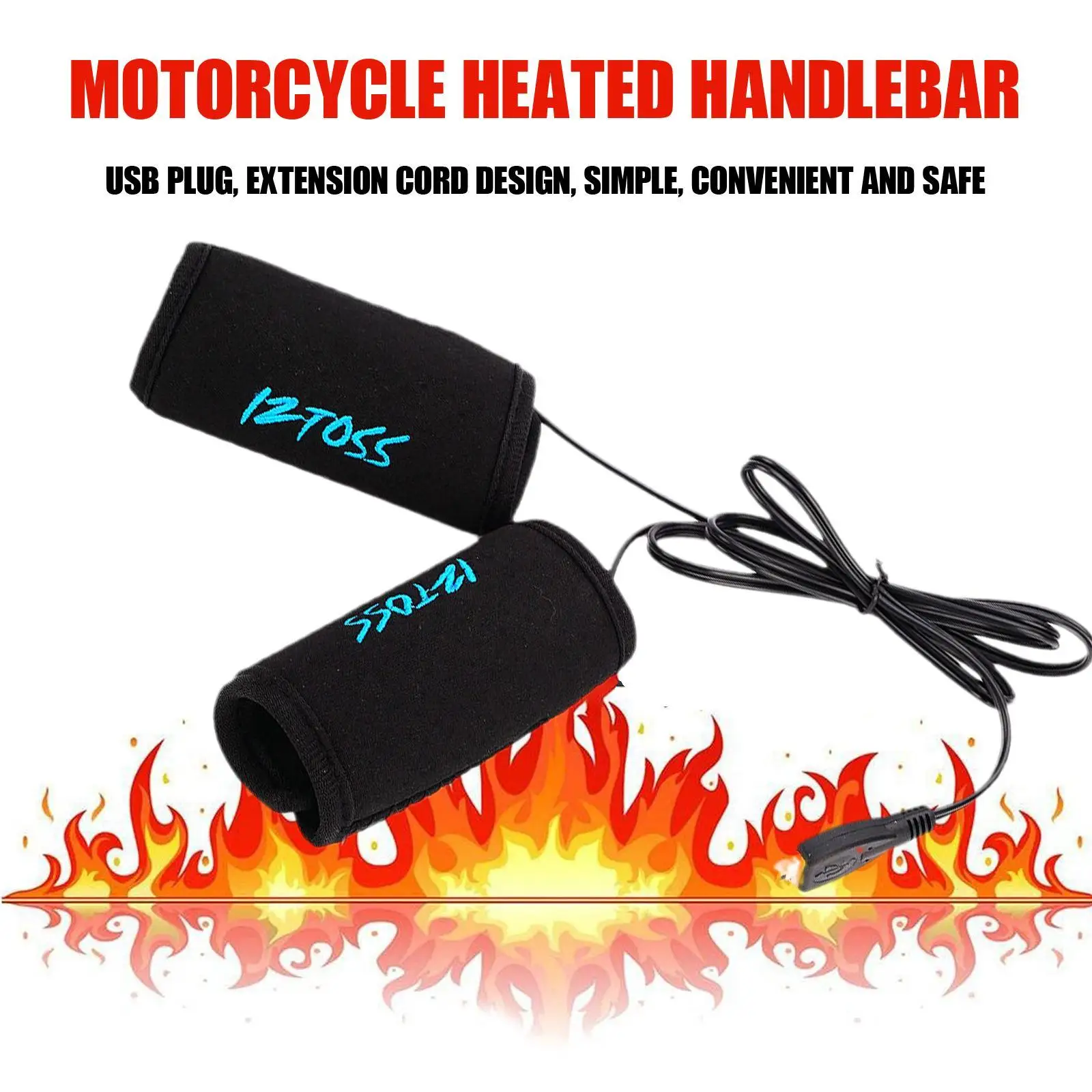 Winter Motorcycle Accessories Motorcycle Handlebar Heater Universal
