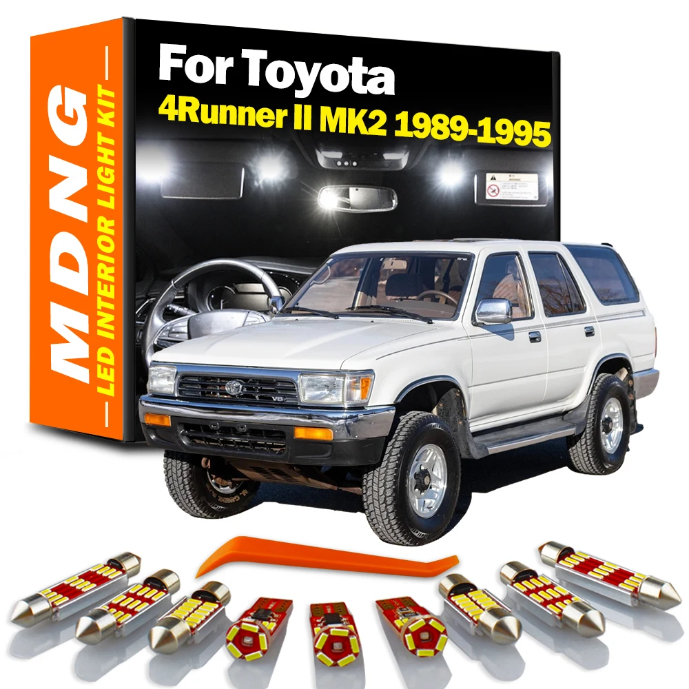 thumbnail image 2 of Lexus Products White LED Interior Light Kit For Lexus GX470 2003-2009 - 18 Bulb Super Bright Set Lexus GX470 Interior LED Light Kit 18 Bulb 6000K White 2 of 11