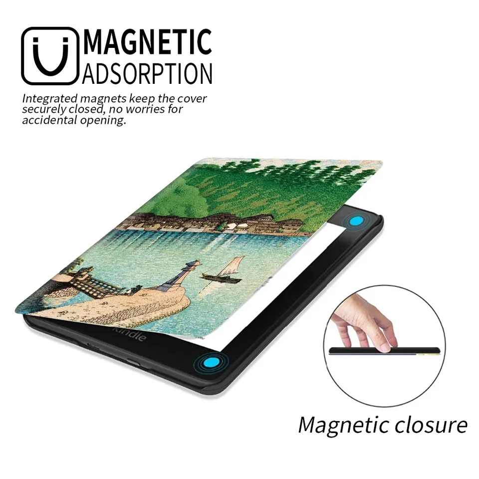 Kindle Paperwhite 第 11 世代ケース M2L3EK M2L4EK 6.8 ''2021 自動