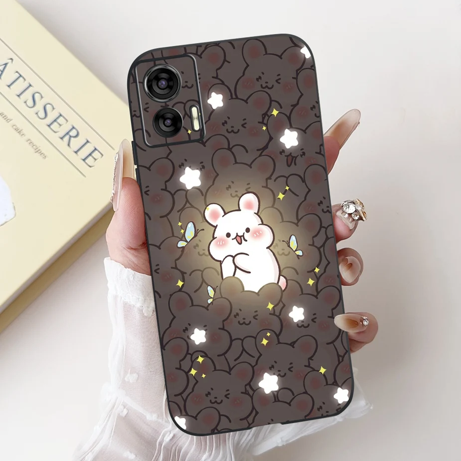 Cute Panda Cartoon Shockproof Soft TPU Phone Case for Motorola Edge 30 Lite