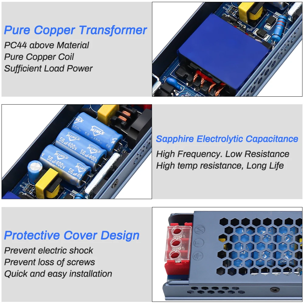 150w 200w 300w 400w 500w led fonte 04