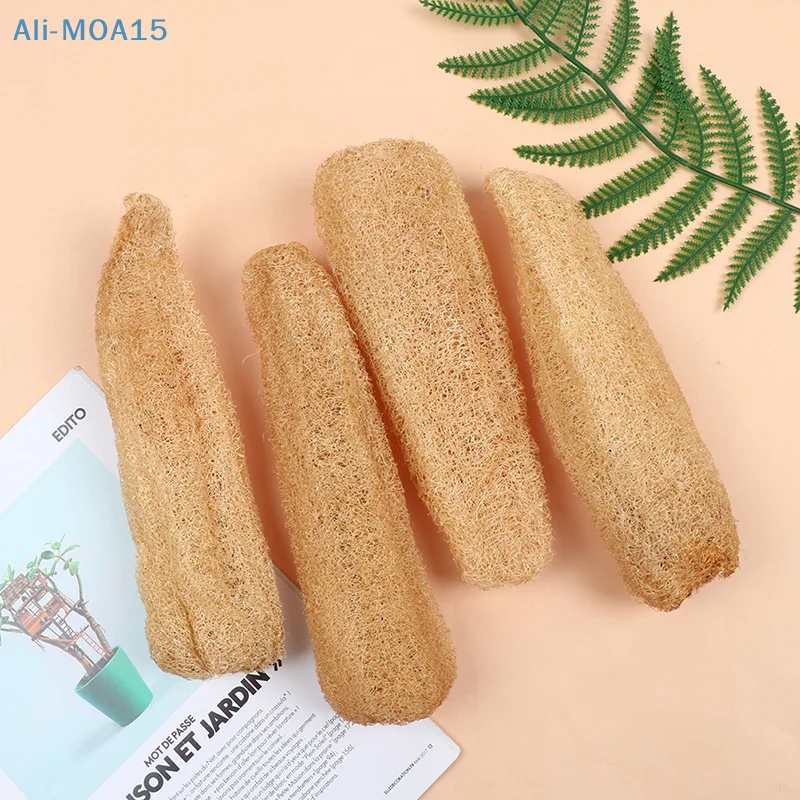 

Full Loofah Natural Exfoliating Biodegradable Loofah Sponge Cellulose Natural Shower Sponge Scrubber For Kitchen Bathroom
