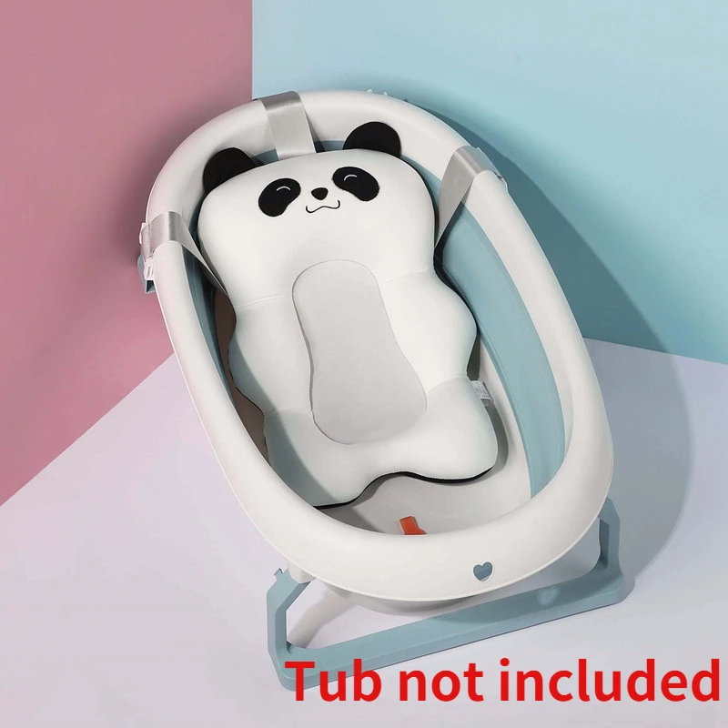 ZK30 Baby Bath Mat Portable Newborn Bath Anti-Slip Mat Seat Baby Bath Bath Mat Shower Support Pad Safety 3