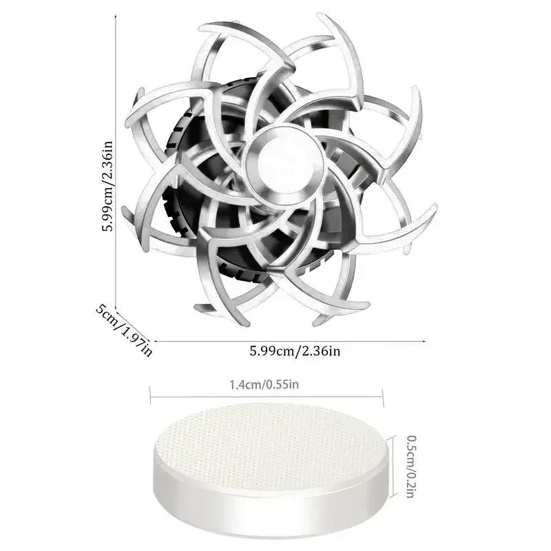 New Car Conditioning Air Outlet Aromatherapy Clip Luxury Spider Auto Fragrance Bidirectional Rotation Perfume Deodoran Diffuser