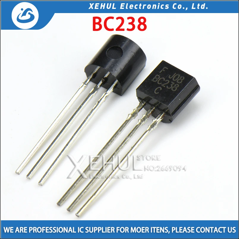 

100pcs BC238C BC238 Transistor TO-92 Triode Transistor