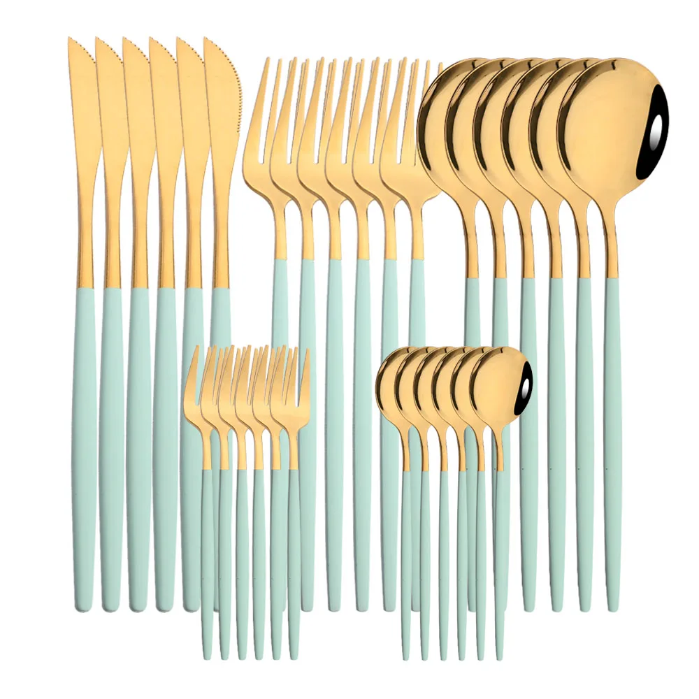 30Pcs Mint Gold