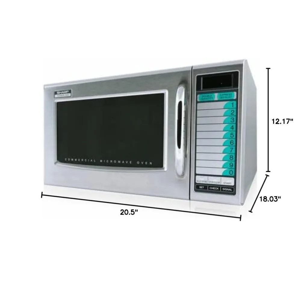 Medium-Duty Commercial Microwave Oven (15-0429) R-21LVF1 Cubic Feet