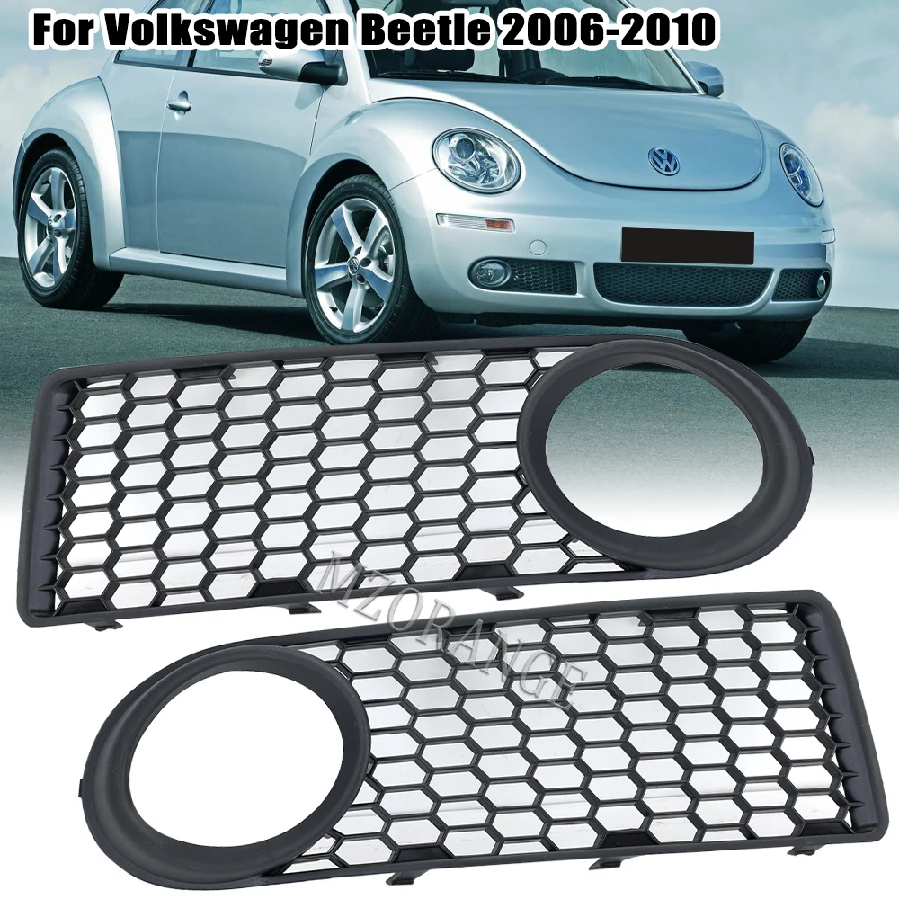 

Fog light frame For Volkswagen Beetle 2006 2007 2008 2009 2010 Honeycomb Frame Perforated Left and Right Car Accessories